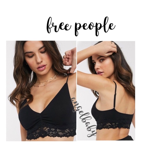 Free People Stevie Lace Trim Bra! - Picture 2 of 16